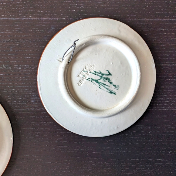 Vintage Spanish Andalusian Style Hand-Painted Ceramic Plate - 5.5 Inches - Picture 3 of 6